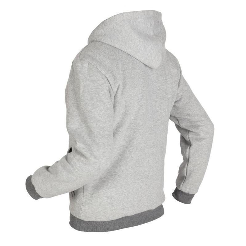 Beheizbarer Herren Hoodie Dual Heating Grau