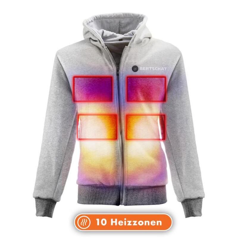 Verwarmde hoodie Dual-Heating women grijs