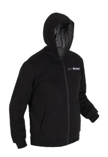 Beheizbarer Hoodie Dual Heating Herren Schwarz