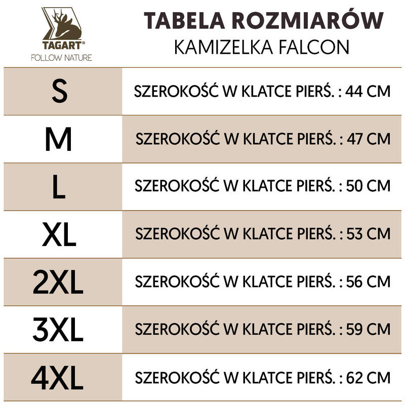Kamizelka strzelecka Tagart Falcon Navy elastyczna i miękka