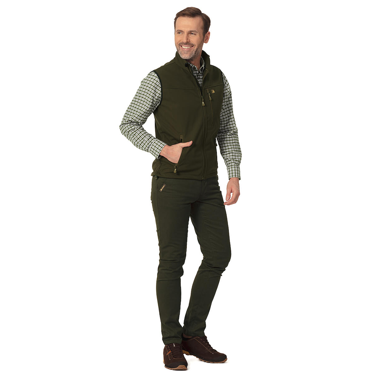 Pánská trekingová vesta Tagart Blast softshell s membránou 4/5