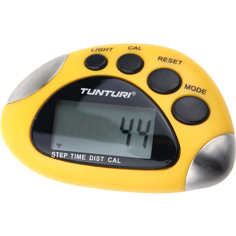 Tunturi Pedometer Deluxe Schrittzähler Gelb TUNTURI Decathlon.ch