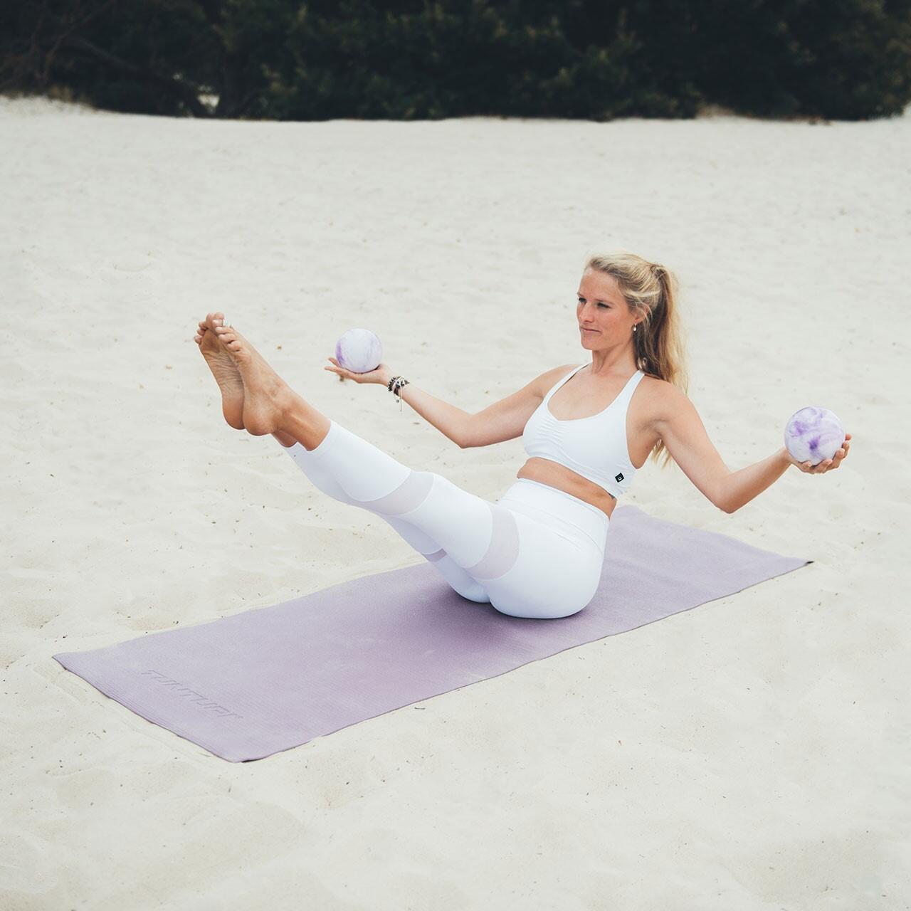 Tunturi Yoga und Pilates Toning Ball 1 kg 12 cm Violett 3/3