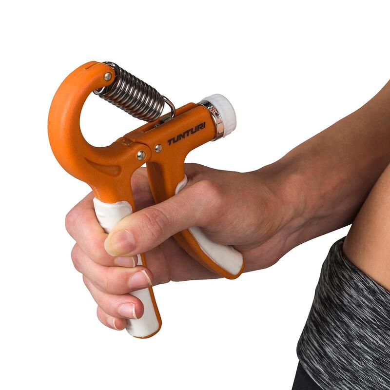 Verstellbarer Tunturi Handgriff Handtrainer Orange