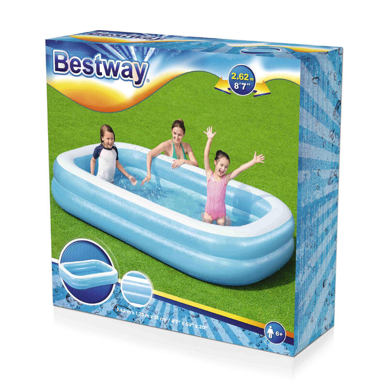 Recondicionado - Piscina BESTWAY Insuflável 2,62m x 1,75m - Excelente