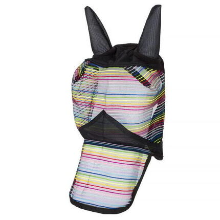 Fliegenmaske für Pferde START mit Ohren und Nasenschutz