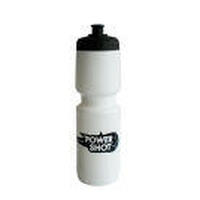 Bidon 750ml Blanc avec capuchon noir - lot de 5