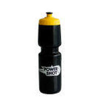 Bidon 750ml Noir avec capuchon jaune - lot de 5