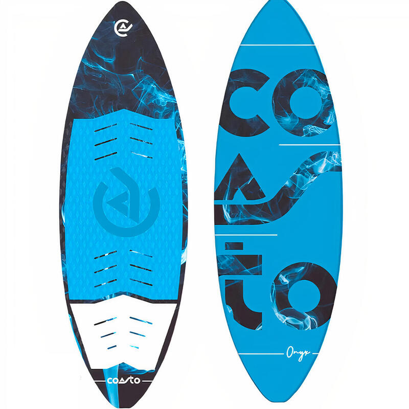 Wakesurf board - Onyx - 160x50 - 6cm rocker - afneembare vinnen