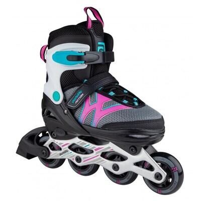 SKATELIFE Motion Adjustable Kids Recreational Inline Skate - Black/Pink