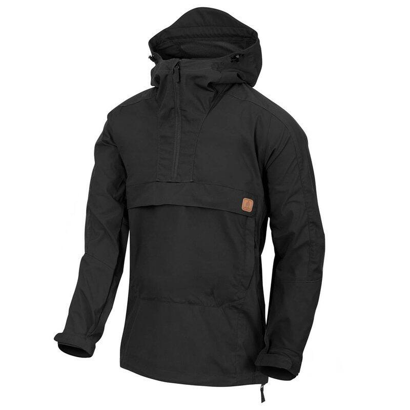 Kurtka turystyczna męska Anorak Helikon-Tex WOODSMAN® Czarna