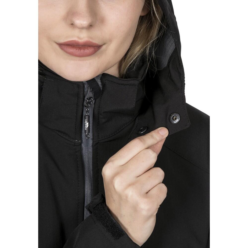 Dames Bela II Waterbestendige Softshell Jas (Zwart) 4/5