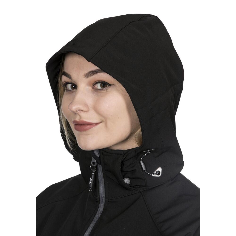Dames Bela II Waterbestendige Softshell Jas (Zwart) 3/5