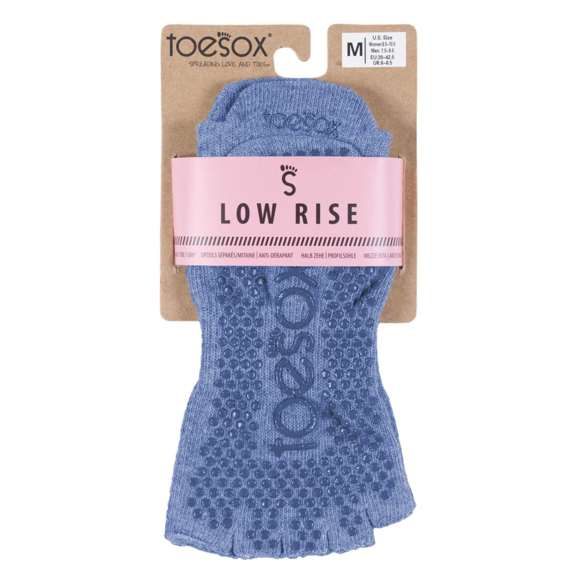 Calze A Mezza Punta Donna Toesox Blu Navy 2/4