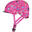 Trottinette  KinderCasque  Elite Lights  XS-S  Deep Rose flowers