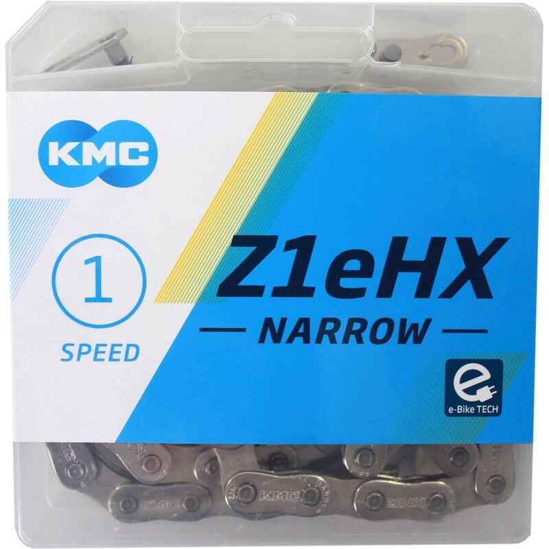 Z1eHX Narrow 1-fach Kette - Silber