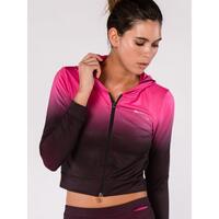 Veste à capuche Elea - Noir/rose - Femme