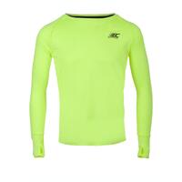 T-shirt de running manches longues Olin - Jaune fluo - Homme