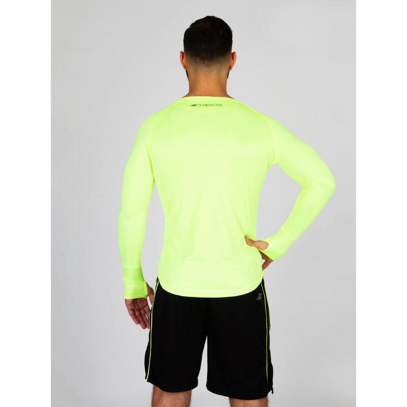 Camiseta Manga Larga Olin Amarillo Neon