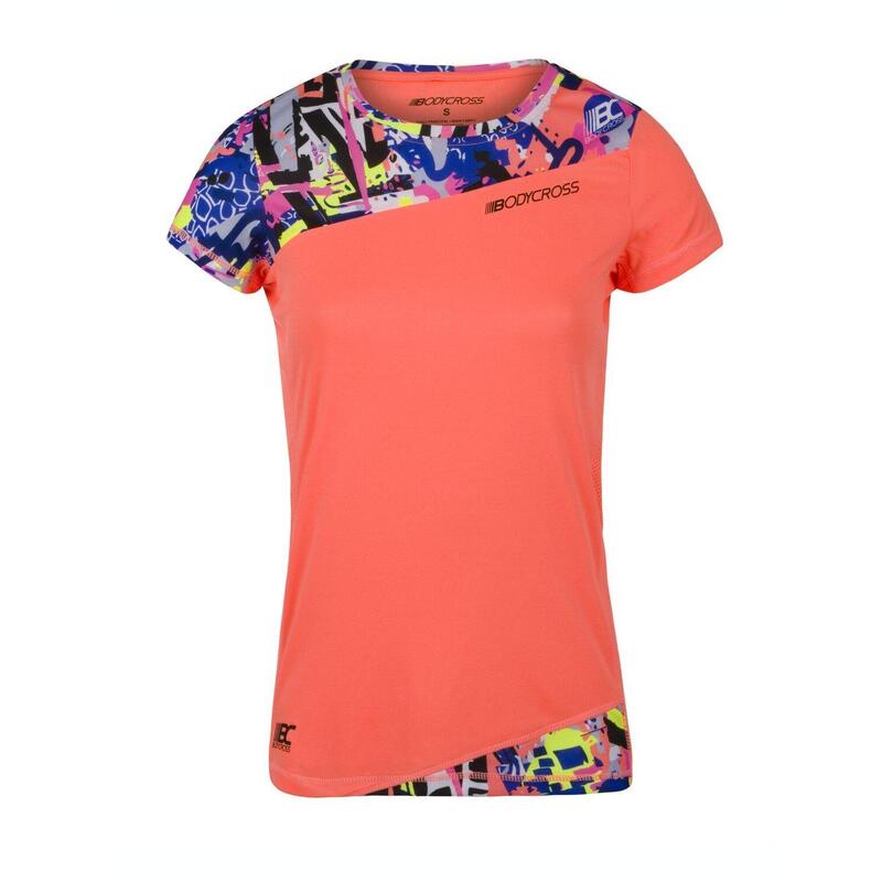 T-shirt Running Lora Neon Corail