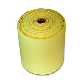 Professionele rol elastische band, geel latex (23cm)