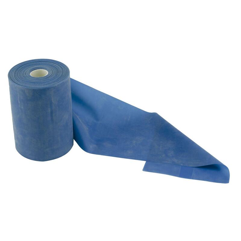 Professionele rol elastische band, blauw latex (23cm)