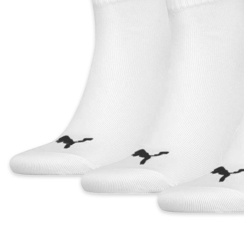 Socks Quarter Training Cotton blanc 3 paires MT 47-49