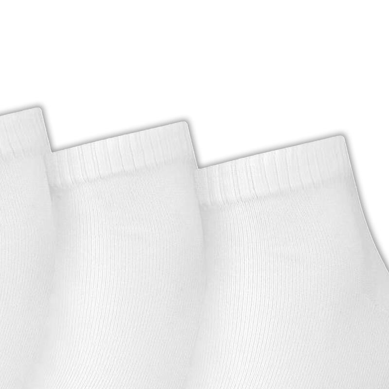 Socks Quarter Training Cotton blanc 3 paires MT 47-49