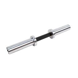 Barre d’haltère Ø50 mm Loadable Dumbbell GladiatorFit acier 37/52cm