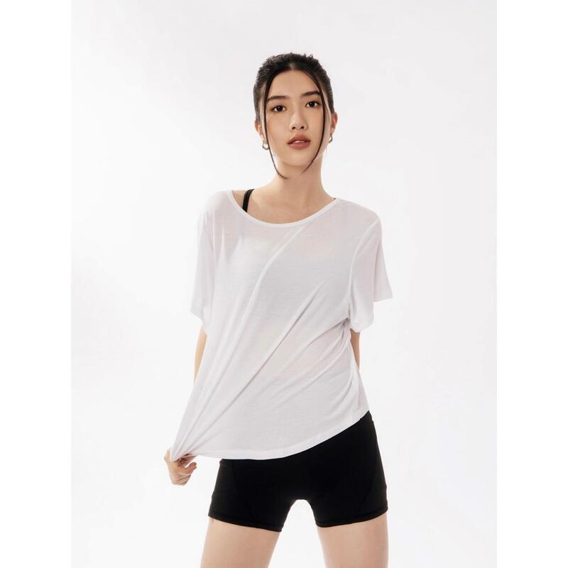 Jane Top - Women - Short Sleeved Training/Running T-shirt - White