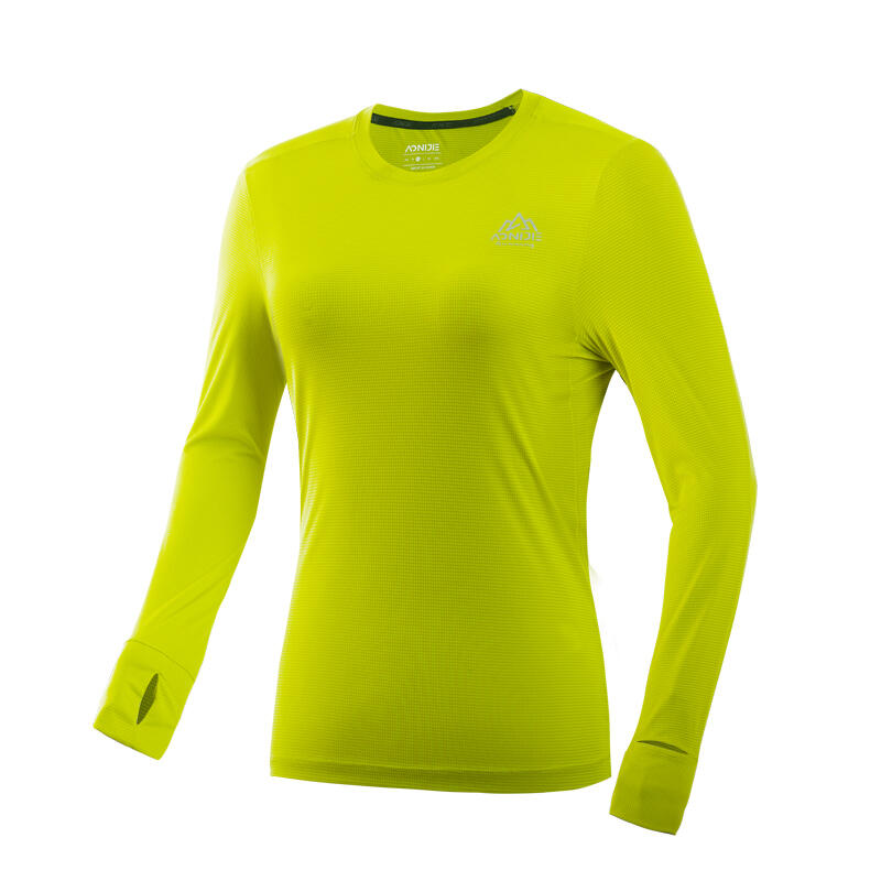 FW5133 Women Toray Ultralight Quick Drying Sports Long Sleeve T-Shirt - Yellow