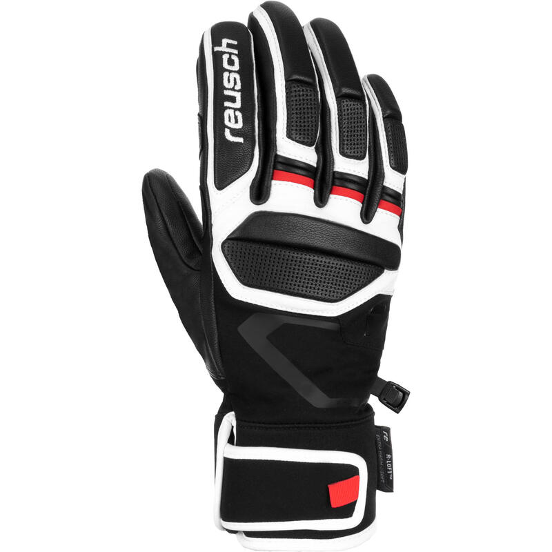 Rękawice Narciarskie Unisex narciarskie Reusch Pro RC Black/White/Fire Red 2024