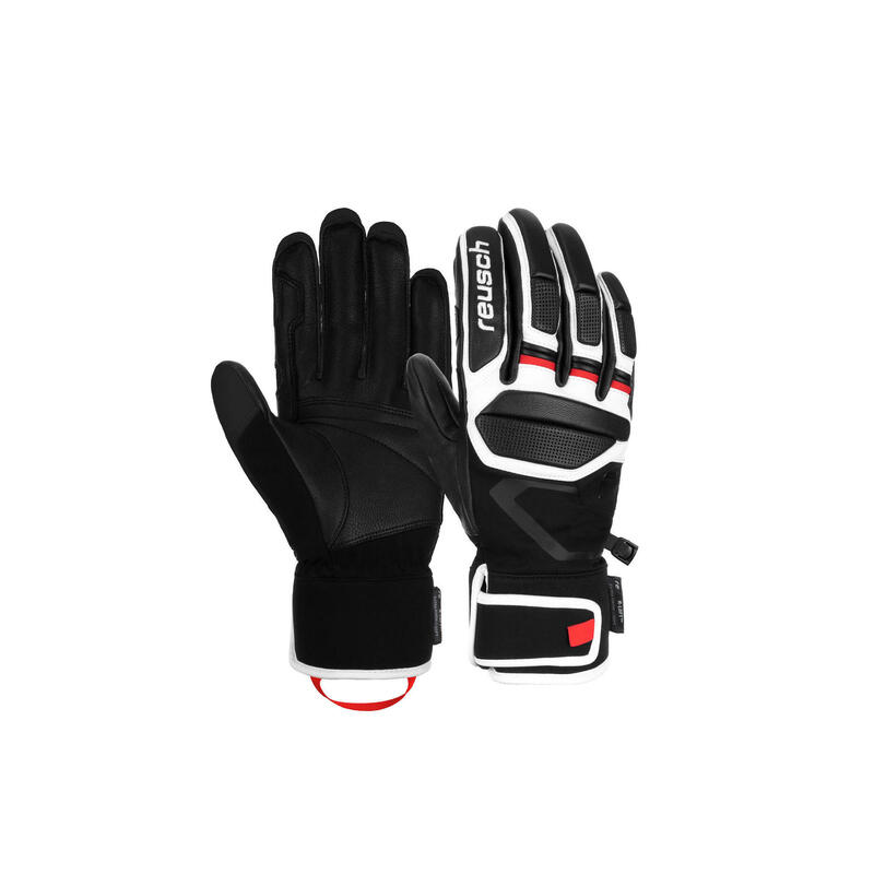 Rękawice Narciarskie Unisex narciarskie Reusch Pro RC Black/White/Fire Red 2024