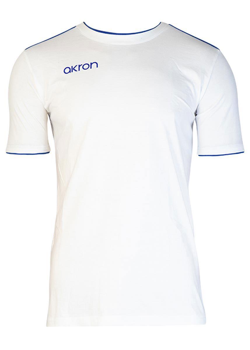 Akron New Orleans Cotton T-shirt - White / Navy Blue 2/5