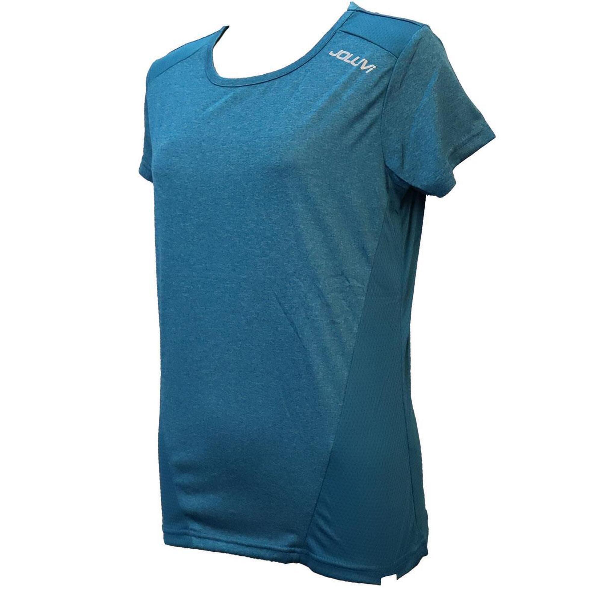 Joluvi Women's Spitt T-Shirt - Turquoise 1/2