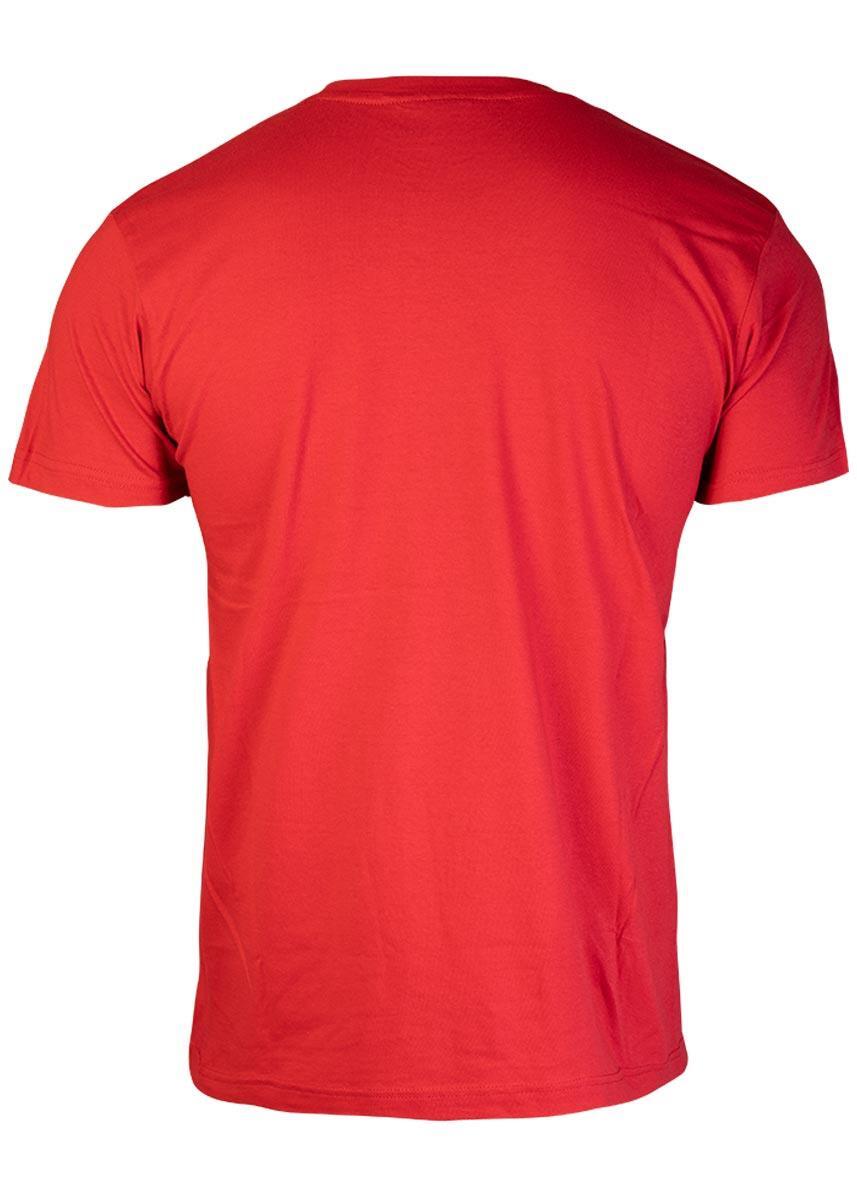 Akron Lena Cotton T-shirt - Red 3/4