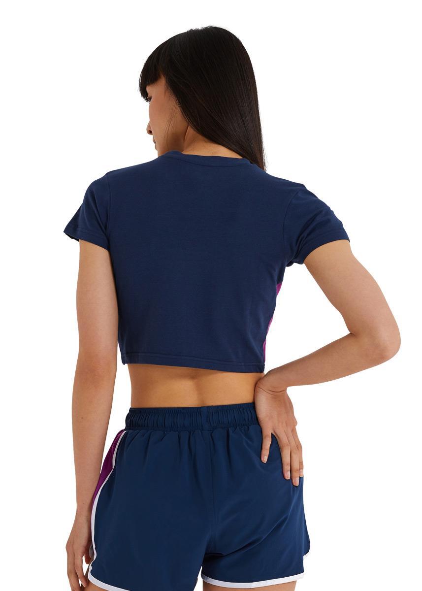 Ellesse Women's Mathia Crop T-Shirt - Navy 2/2