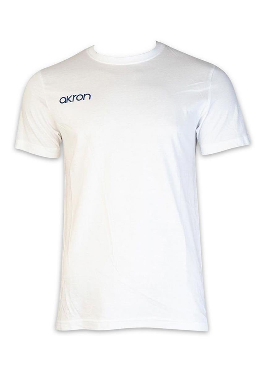 Akron Unisex Lena Cotton T-shirt - White 1/4