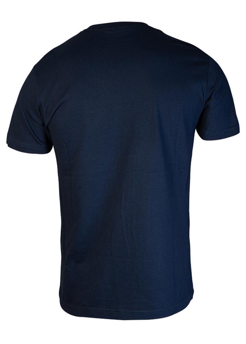 Akron Lena Cotton T-shirt - Navy Blue 3/4