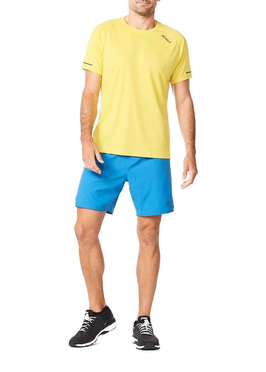 2XU Men's Aero T-Shirt - Maize 1/1