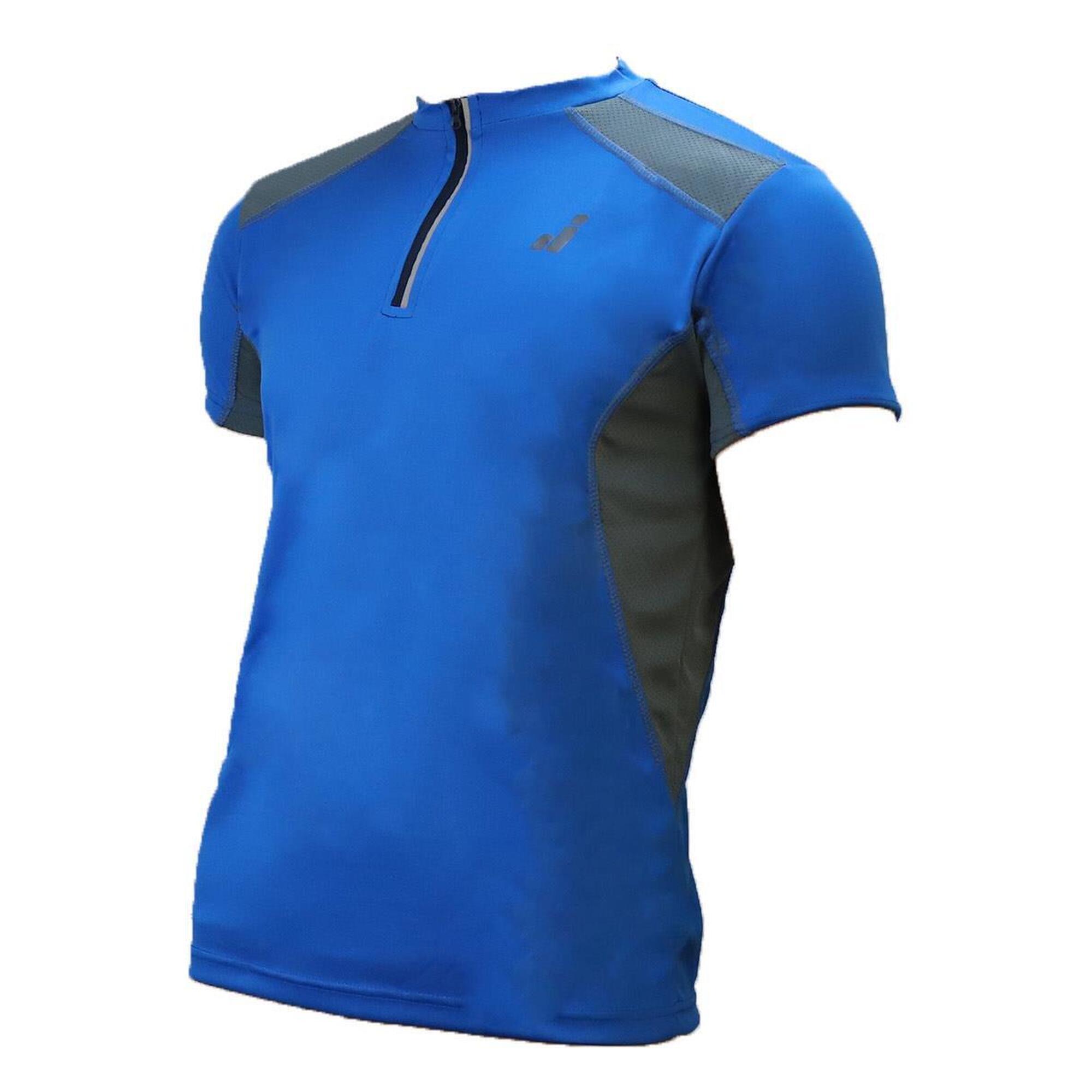 Joluvi Trail Zip T-Shirt - Blue 1/2