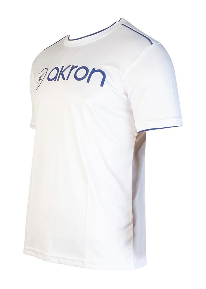 Akron Denis Technical T-shirt - White / Royal Blue 2/5