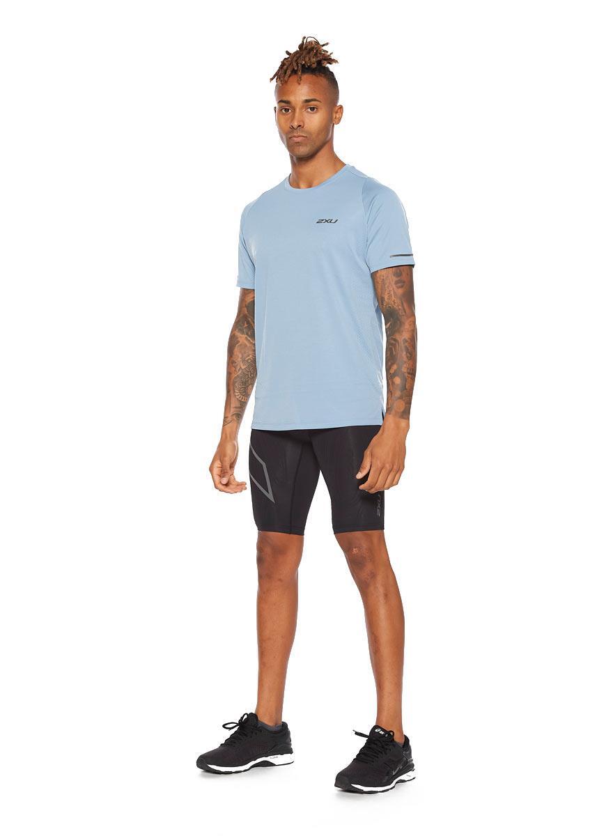 2XU Men's Light Speed Tech Tee - Zinc 3/3