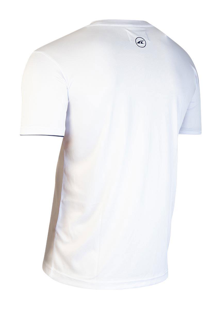 Akron Denis Technical T-shirt - White / Royal Blue 4/5