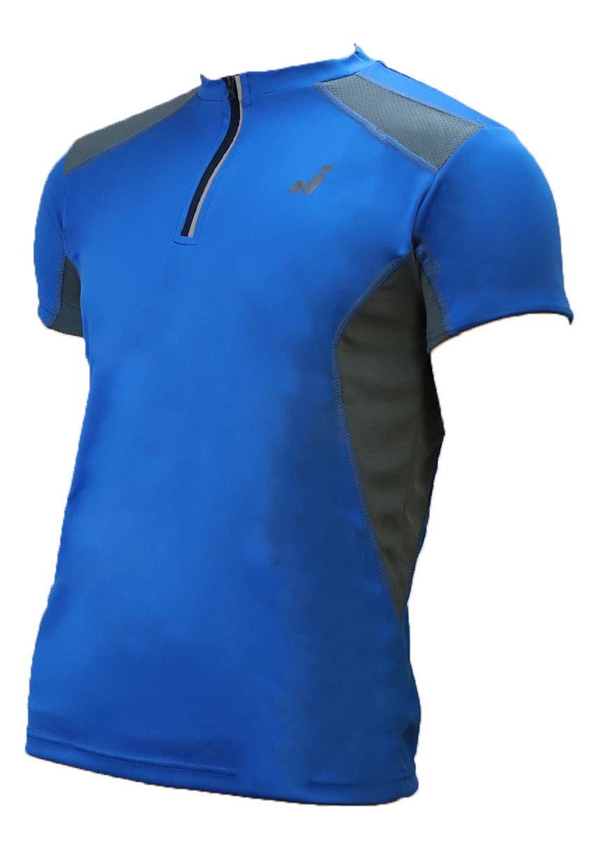 JOLUVI Joluvi Trail Zip T-Shirt - Blue