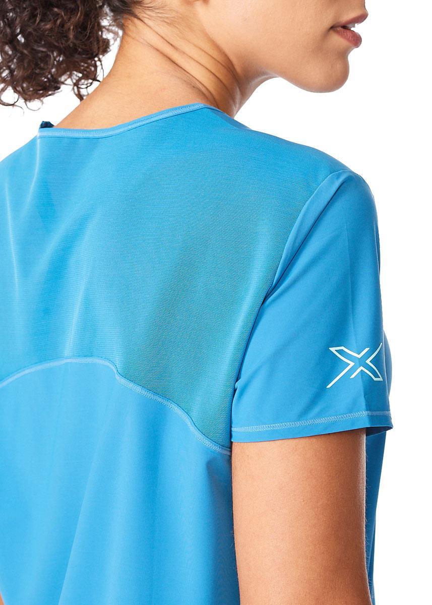 2XU Women's Motion Mesh T-Shirt - Lake Blue 5/5