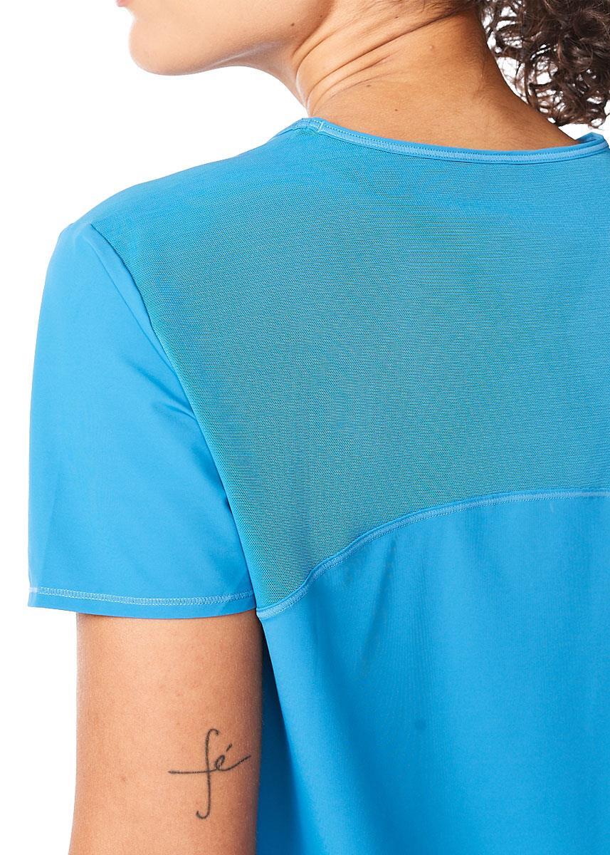 2XU Women's Motion Mesh T-Shirt - Lake Blue 4/5