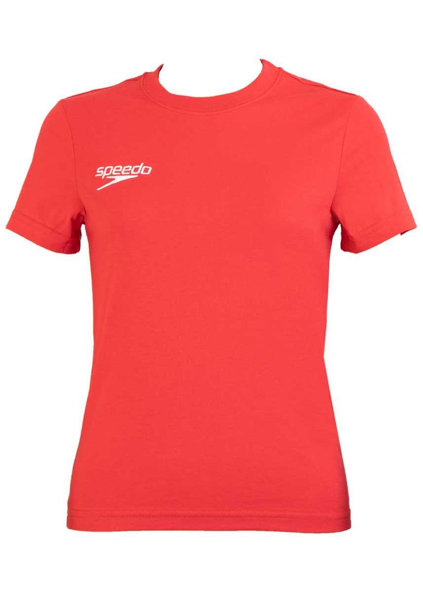 Speedo Team Kit Junior Small Logo T-Shirt - Red 1/1