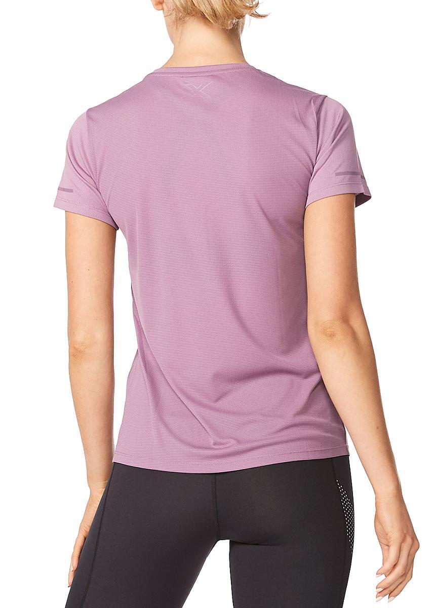 2XU Women's Aero T-Shirt - Orchid Mist 2/5