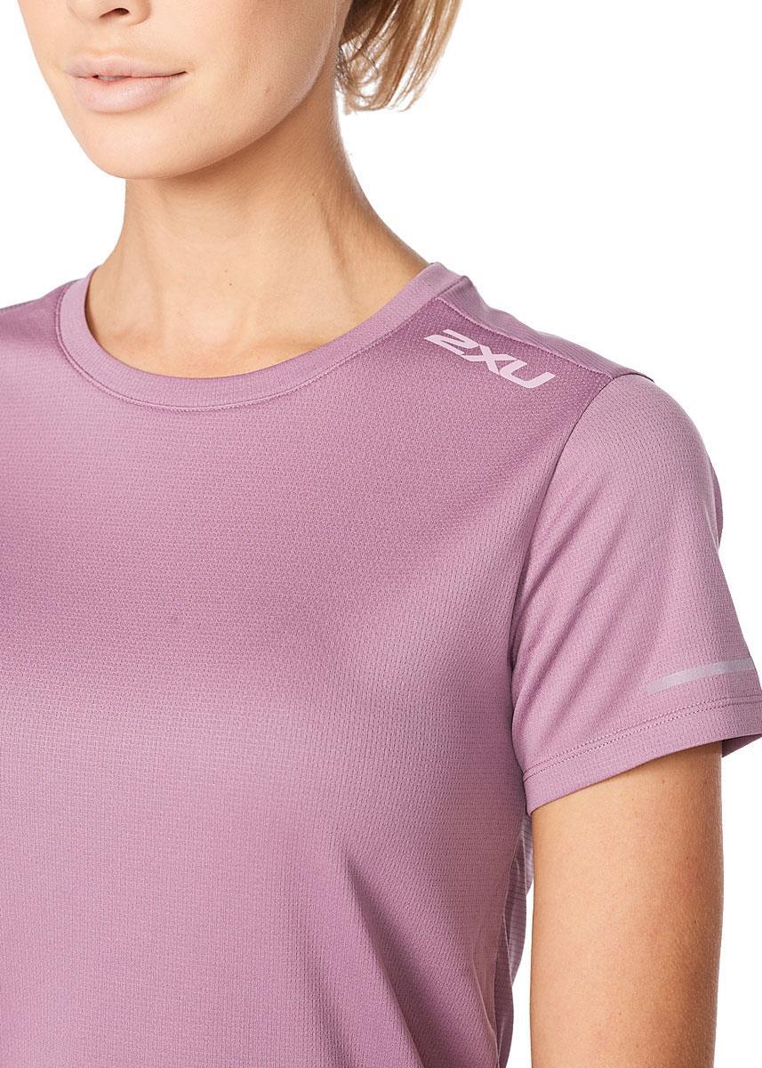 2XU Women's Aero T-Shirt - Orchid Mist 3/5